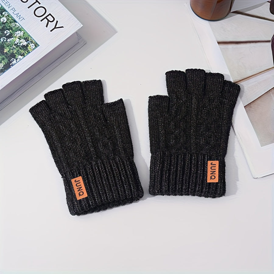 Gants sans doigts coupe-vent de vélo en maille