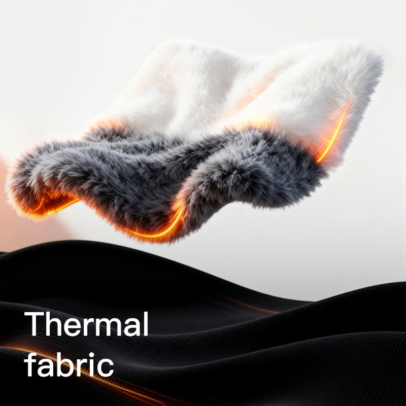 Gants tactiles de golf à revers de fourrure en maille