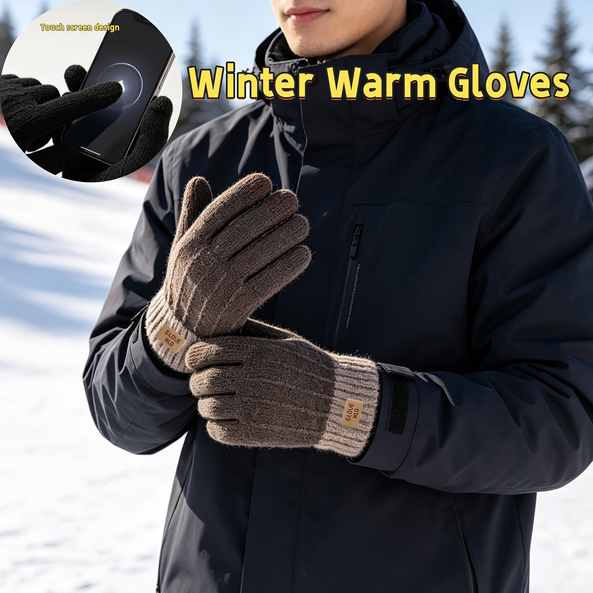 Gants en cachemire
