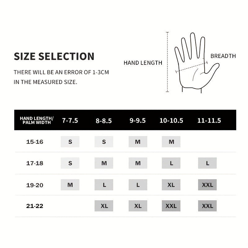 Gants antidérapants doublés en maille, 2 coloris, du S au XXL