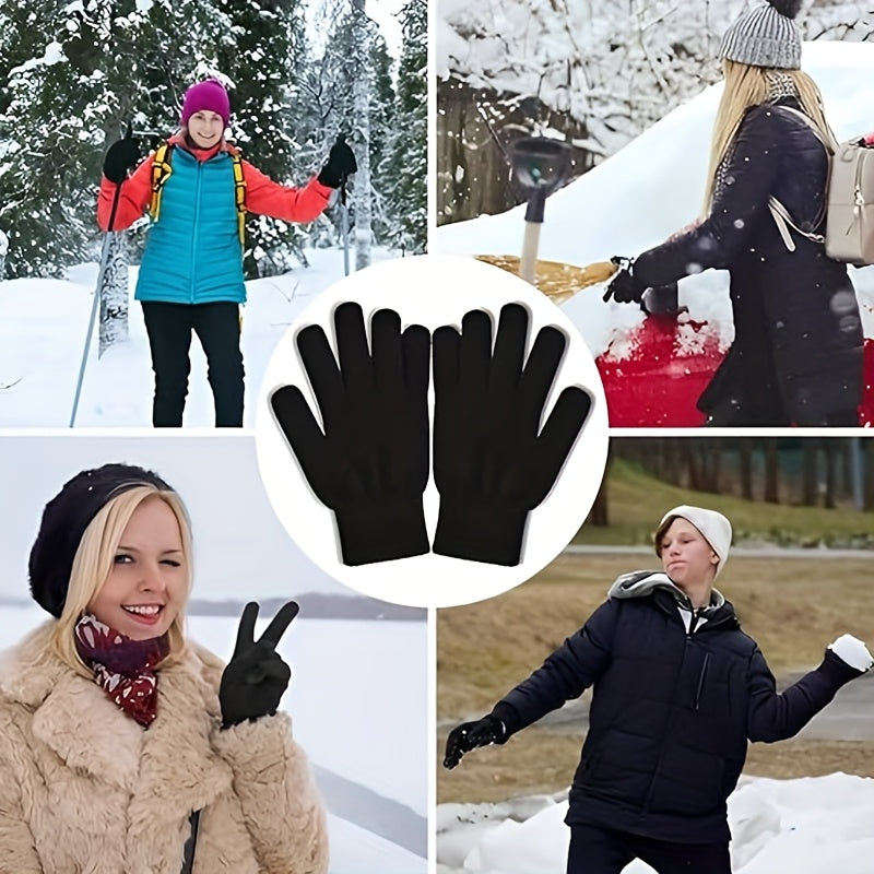 Gants de ski en maille — lot de 9 paires