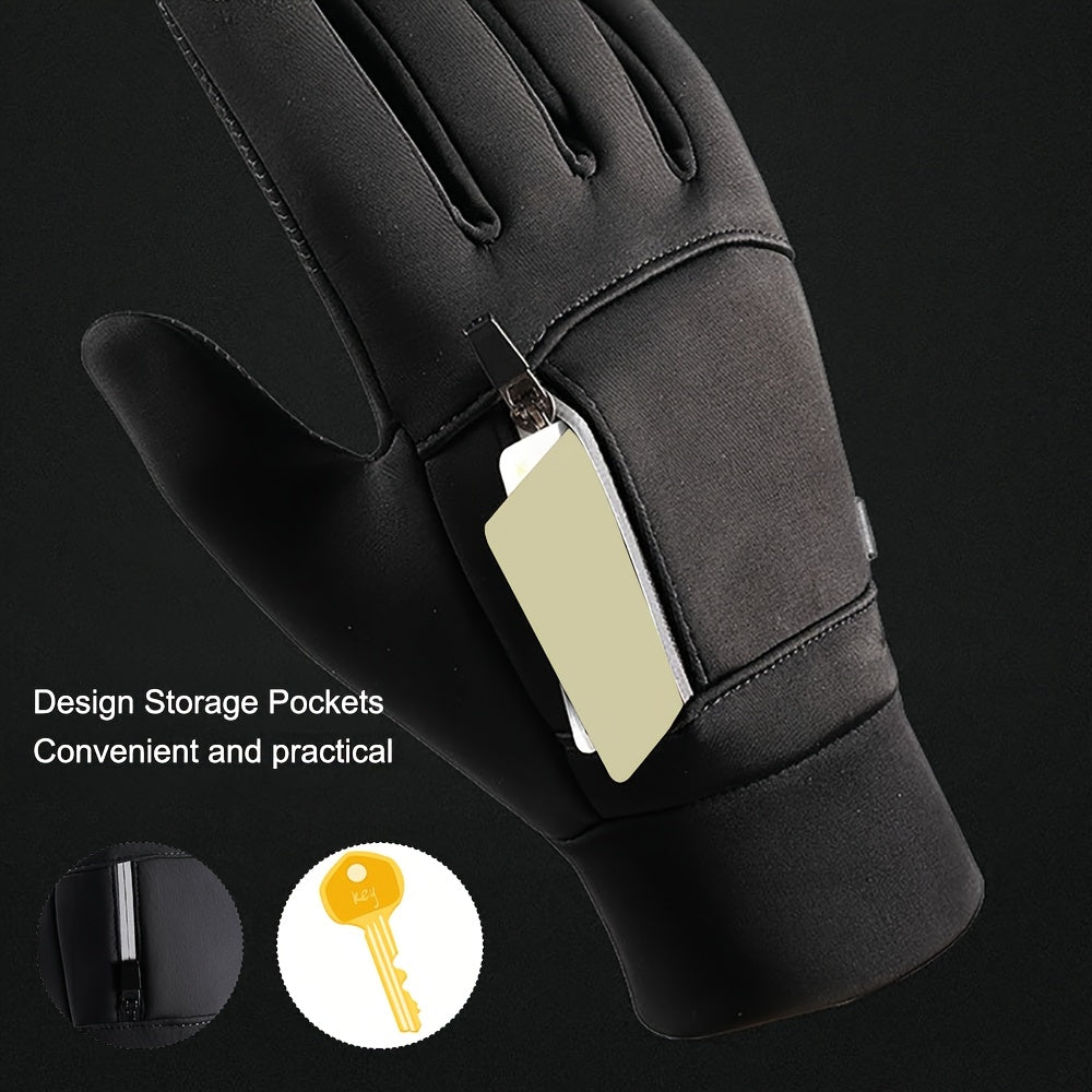 Gants antidérapants de vélo en simili cuir