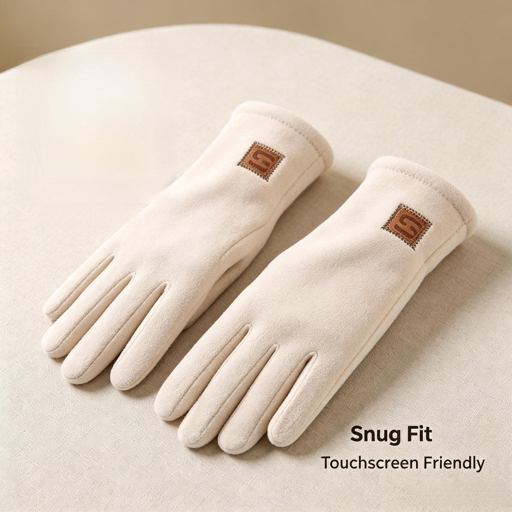 Gants de conduite en maille, noir