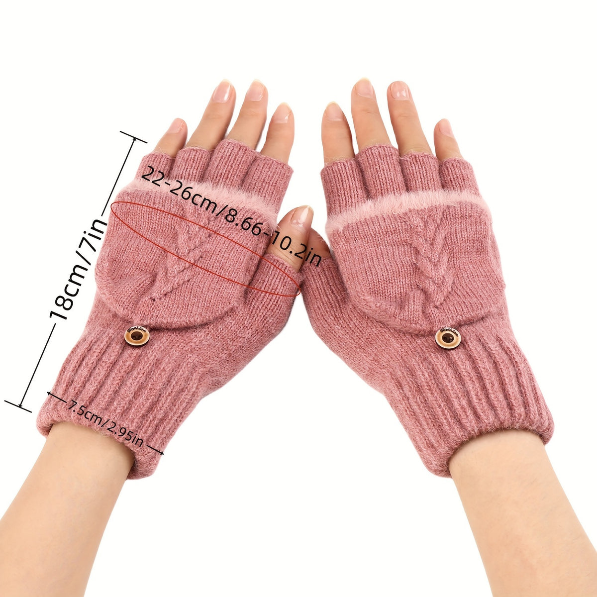 Gants en maille, 7 coloris