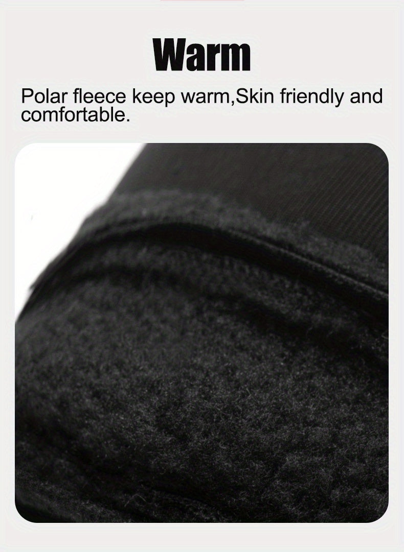 Gants tactiles coupe-vent de ski en simili cuir, du M au XL, tissé