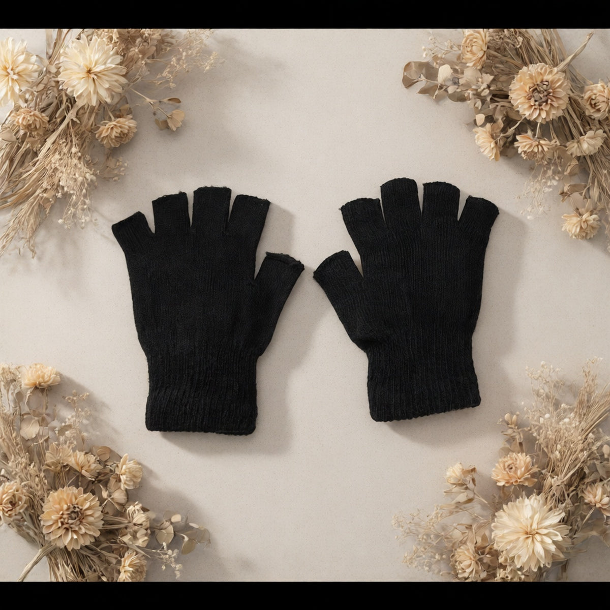 Mitaines en maille fine