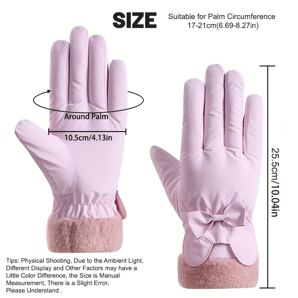 Gants coupe-vent thermiques en maille