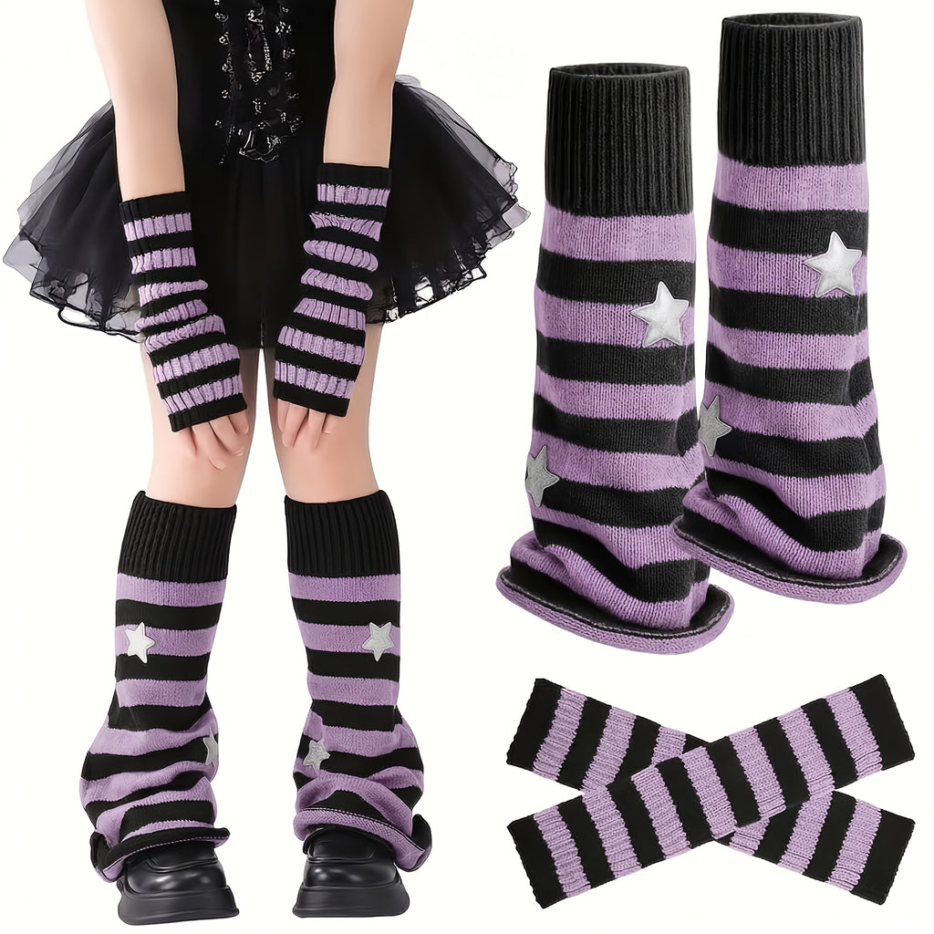 Noir Violet / Taille unique