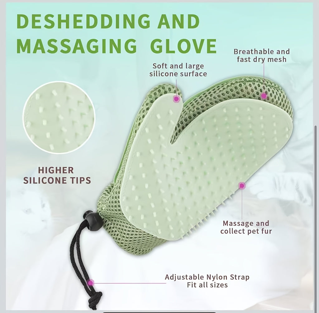 Gants de toilettage antidérapants