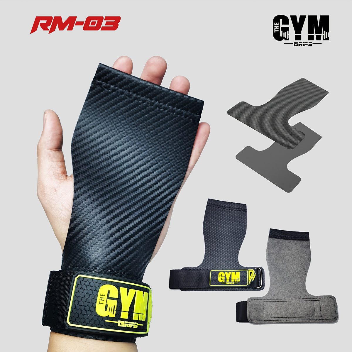 Gants de musculation à sangle de poignet en microfibre