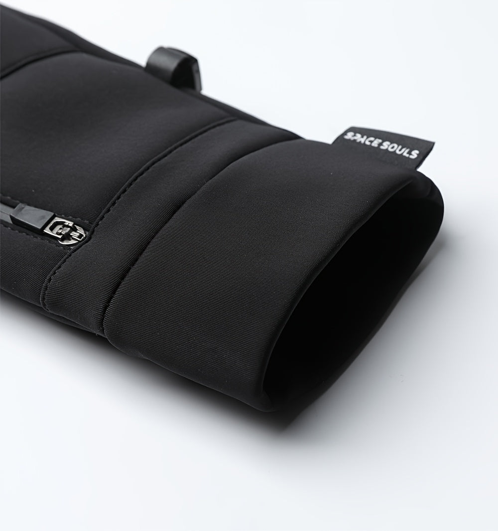 Gants à doigts rabattables tactiles à picots en softshell às oursons