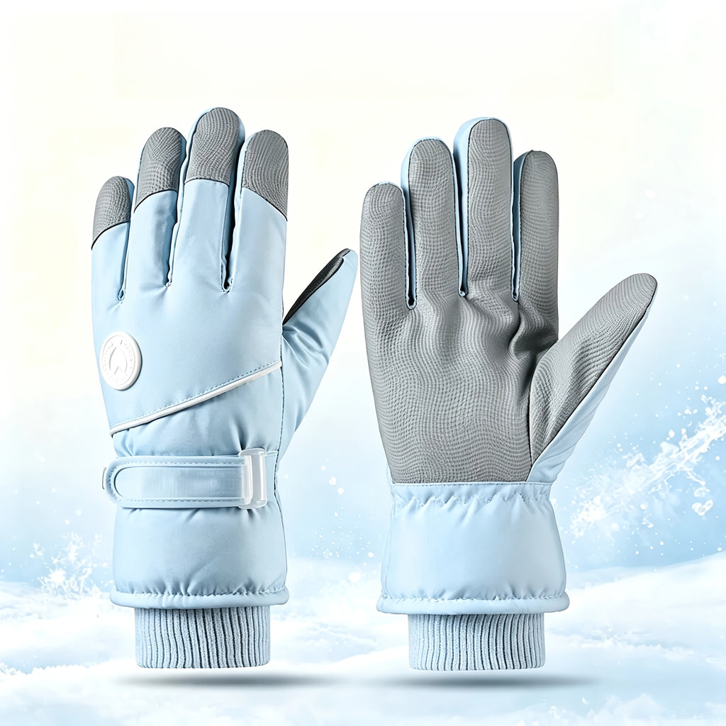 Gants de ski — lot de 2 paires imperméables
