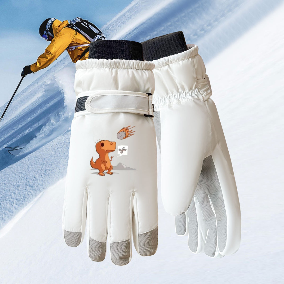 Gants thermiques, 6 coloris, blanc