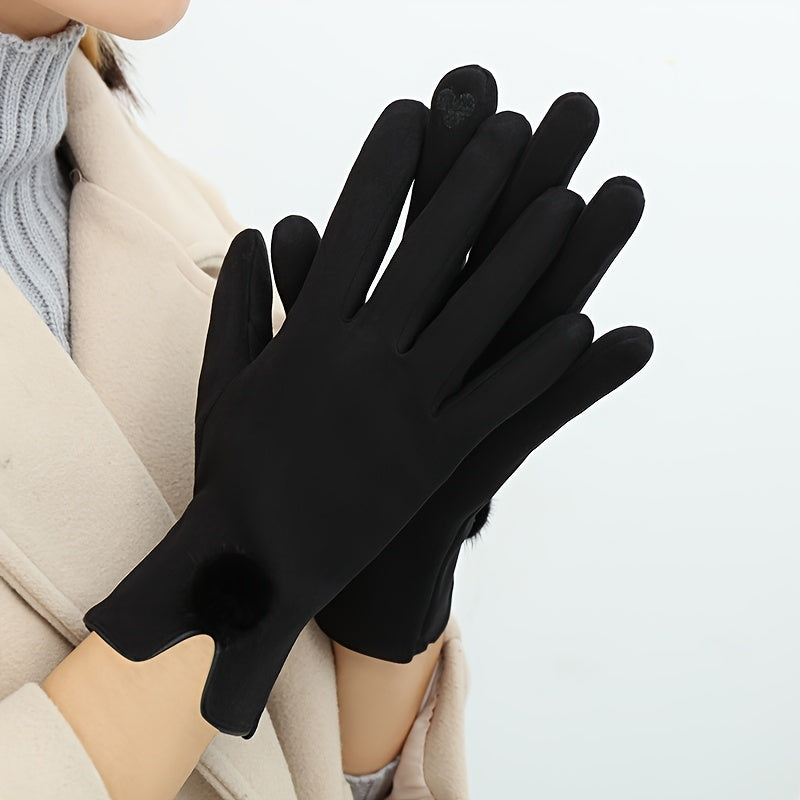Gants doublés de conduite en maille