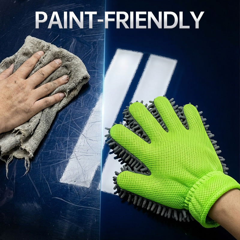 Gants de lavage antidérapants à picots en maille