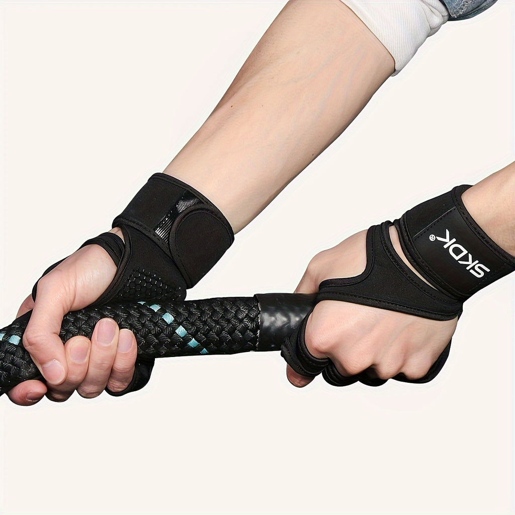 Gants de musculation à sangle de poignet à boucle