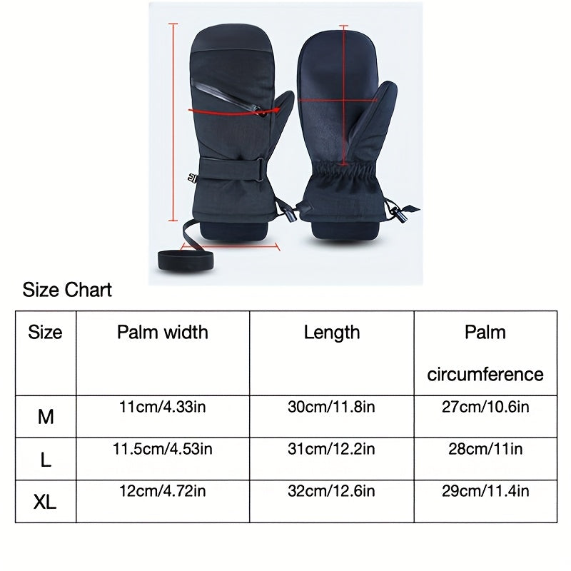 Gants tactiles antidérapants de ski en maille