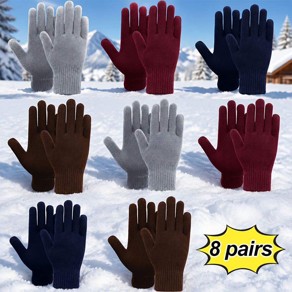 8 paires (2 paires bordeaux + 2 paires bleu marine + 2 paires marron café + 2 paires grises)
