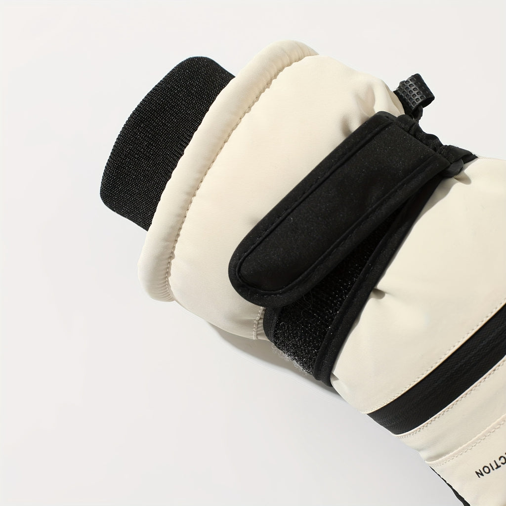 Gants tactiles coupe-vent imperméables en cuir