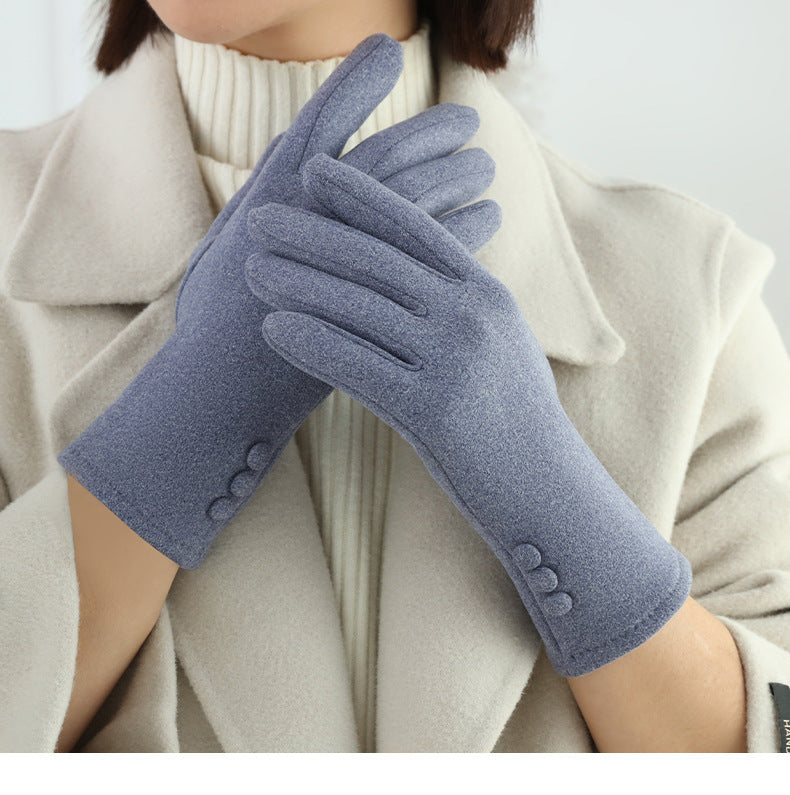 Gants coupe-vent thermiques en maille, 10 coloris