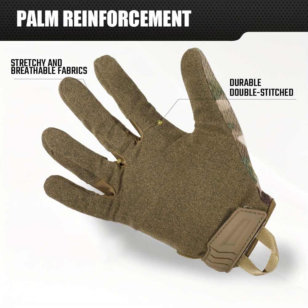Gants de moto tactiles à paume renforcée