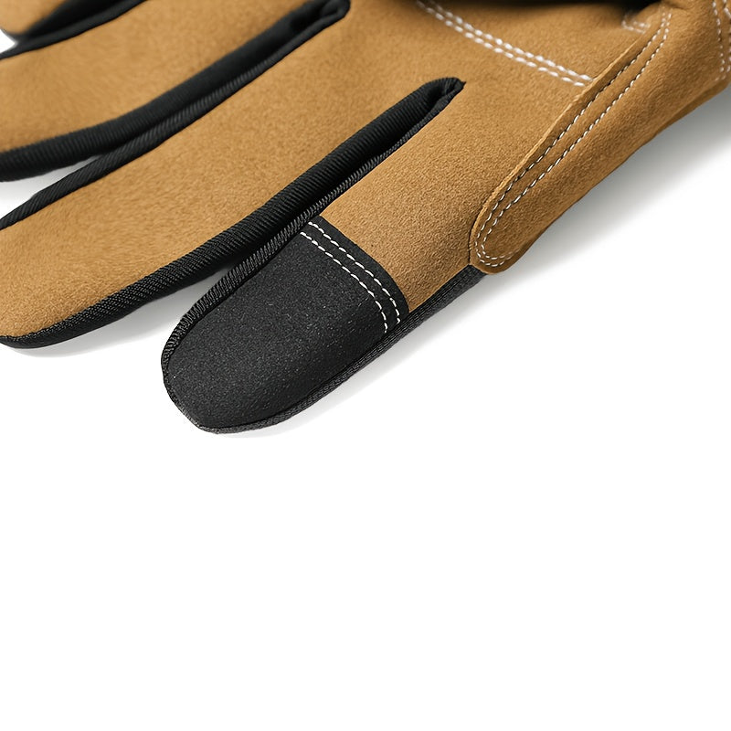 Gants en maille, noir, noir, tissé