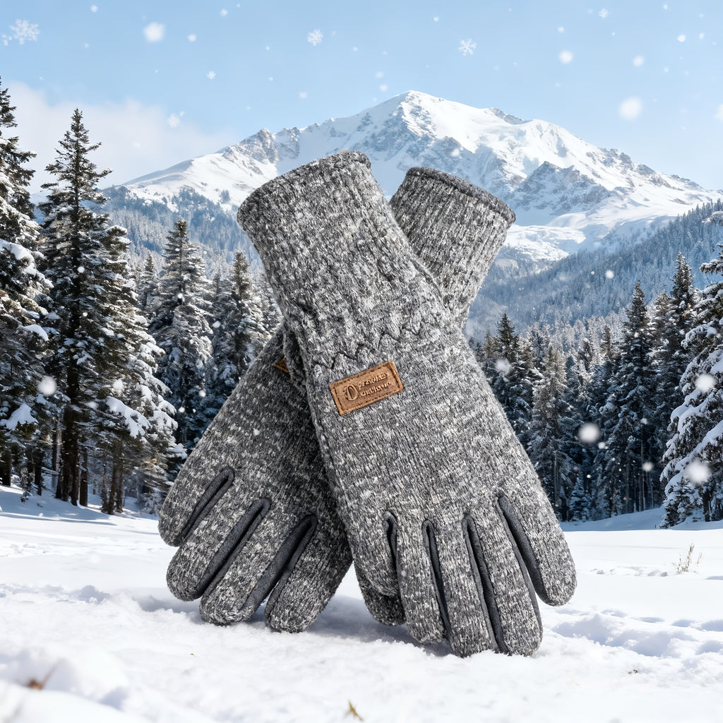 Gants tactiles coupe-vent de ski en maille, 2 coloris, du S au XL