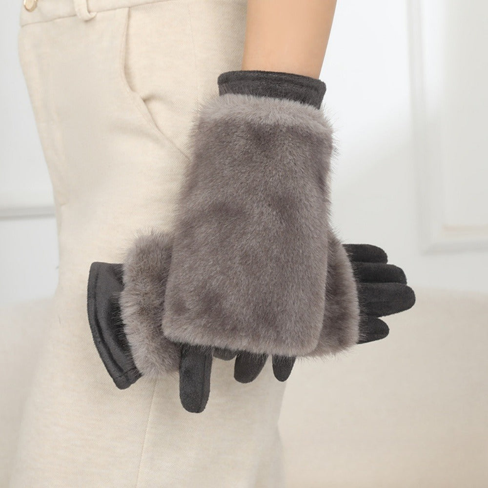 Gants en peluche