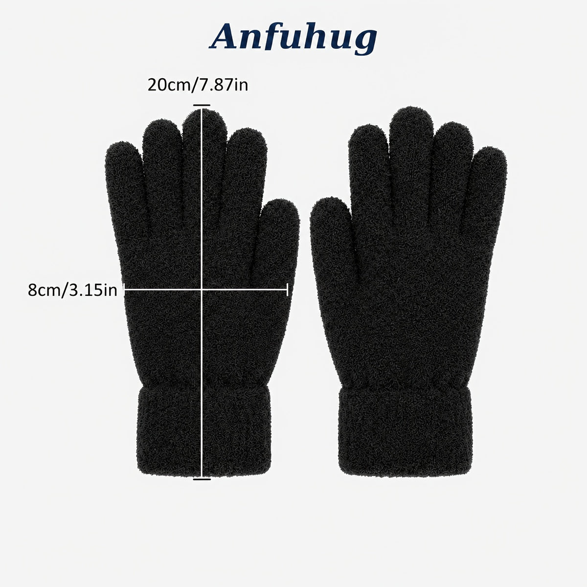 Gants coupe-vent en peluche