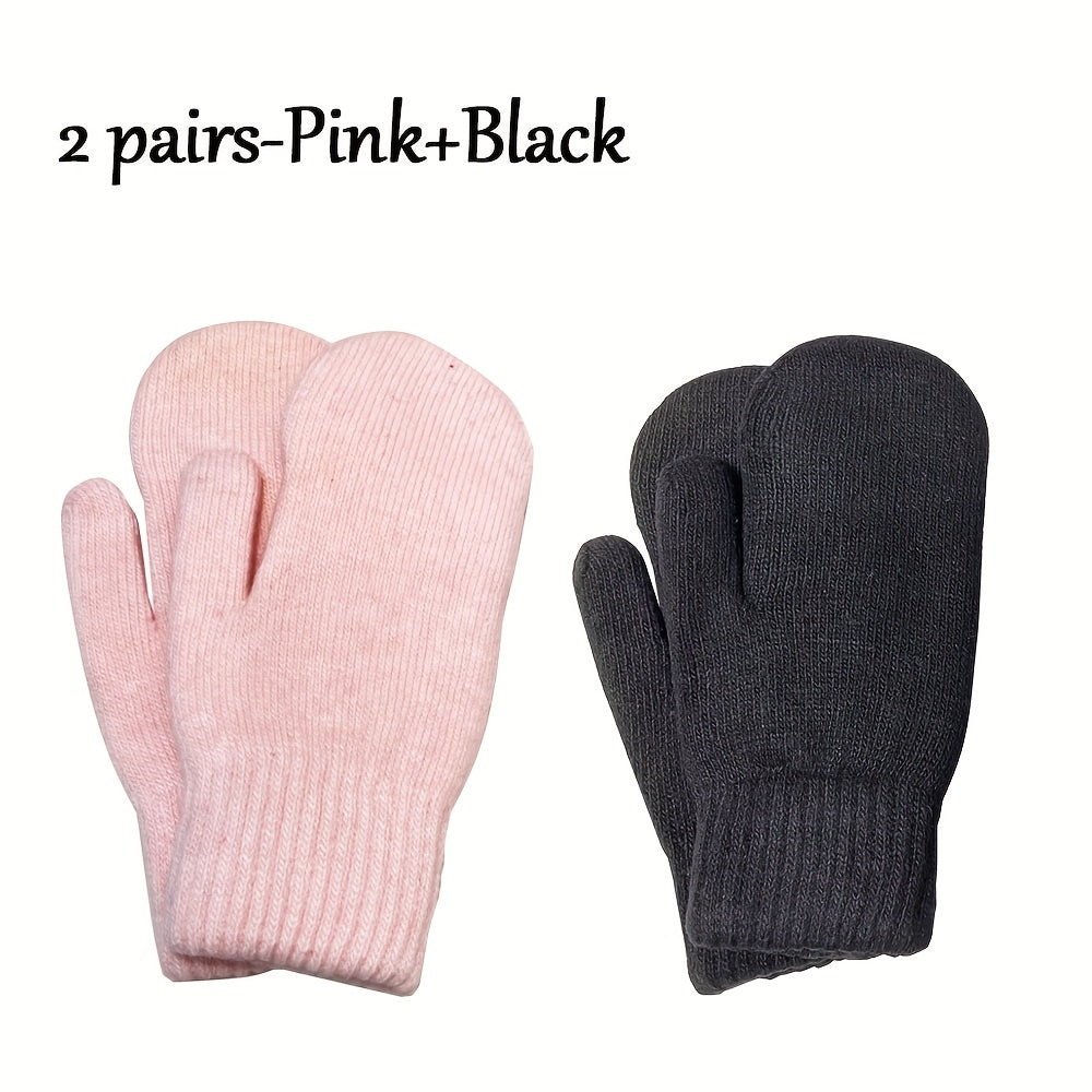 Noir+rose 2 Paires