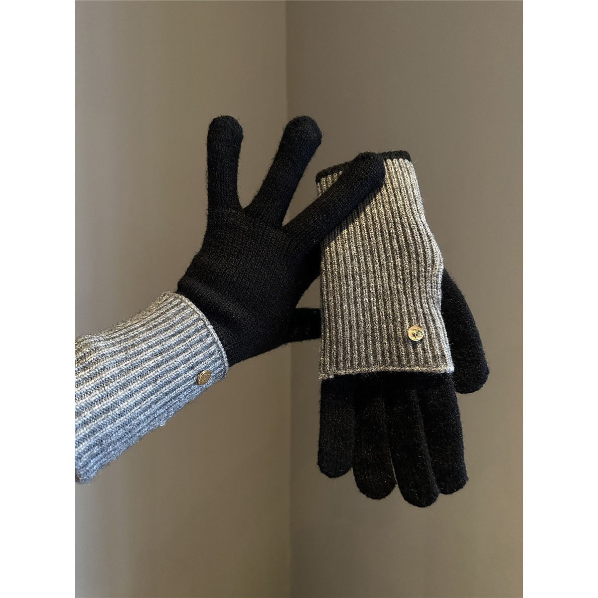 Gris-noir / Taille unique