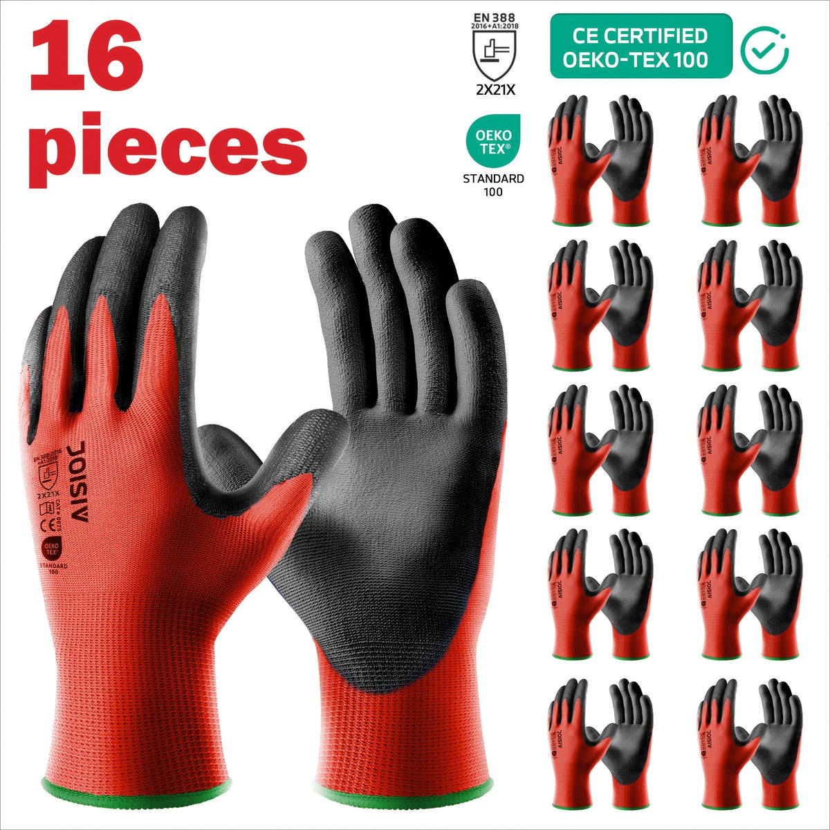 Red-16pcs / S Image
