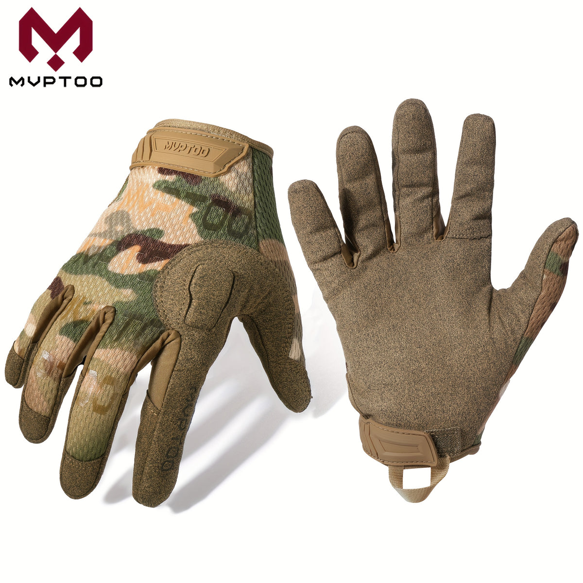 Gants de moto tactiles à paume renforcée