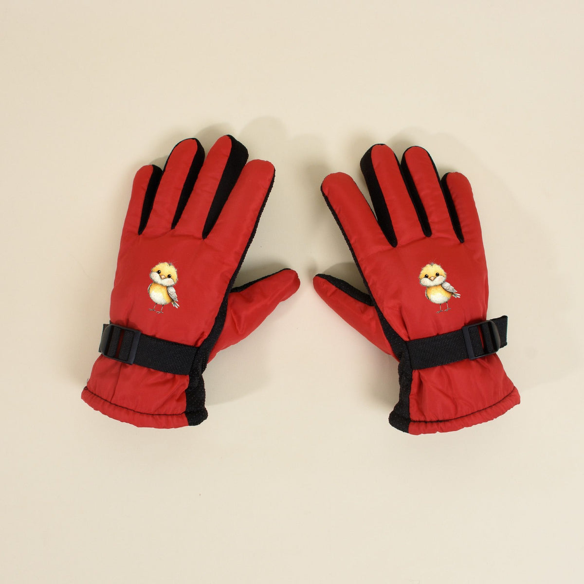 Gants de ski pour enfant, noir