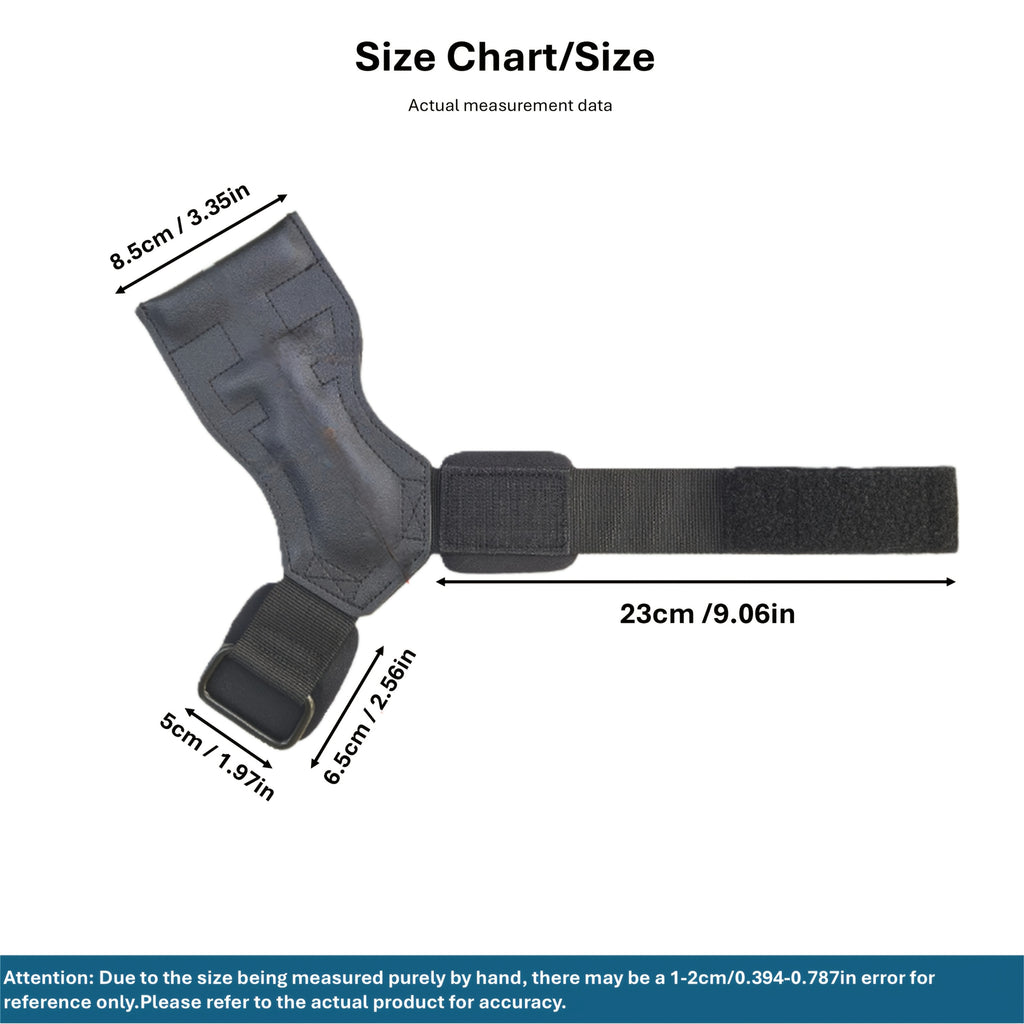 Gants de musculation à sangle de poignet en similicuir — lot de 2 paires