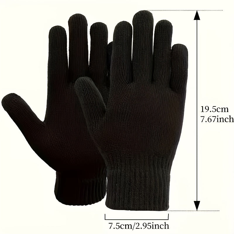 Gants en maille — lot de 3 paires