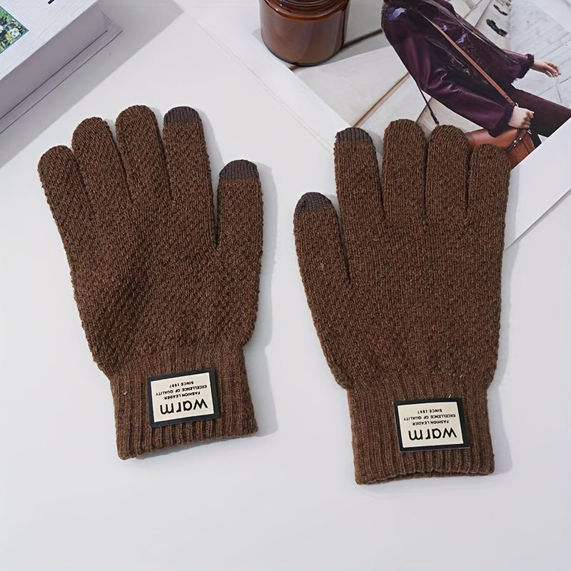 Gants en maille