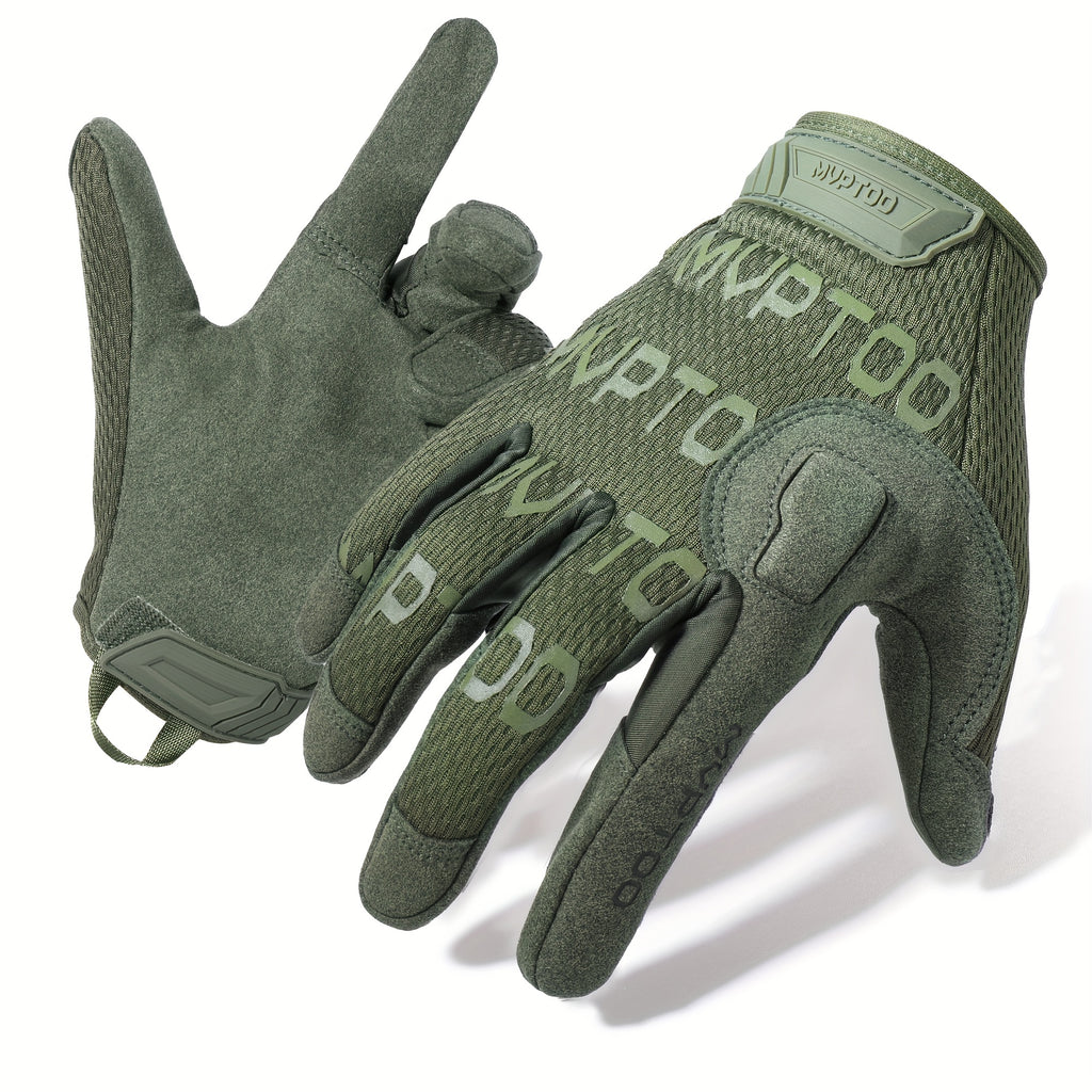 Gants de moto tactiles à paume renforcée
