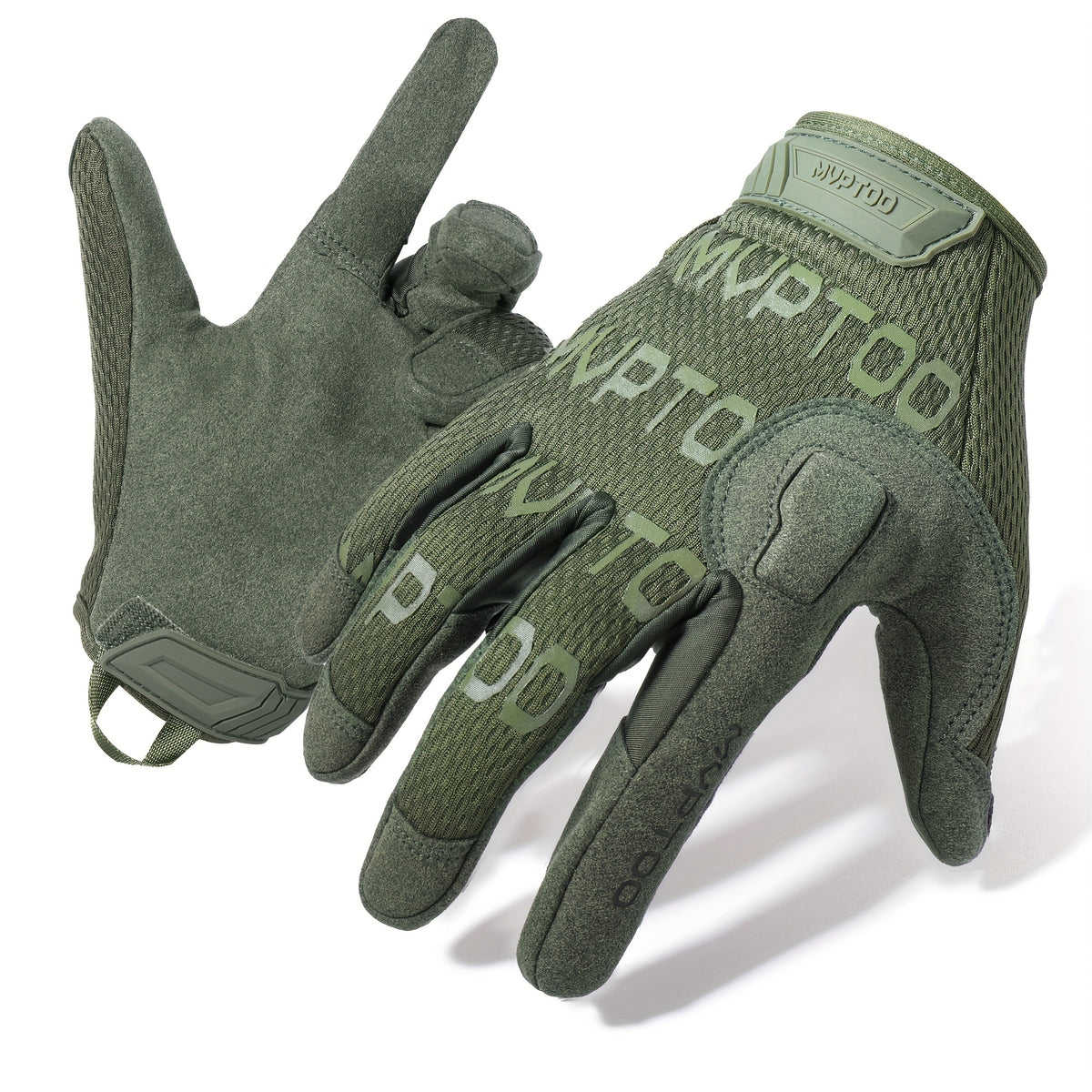 Gants de moto tactiles à paume renforcée