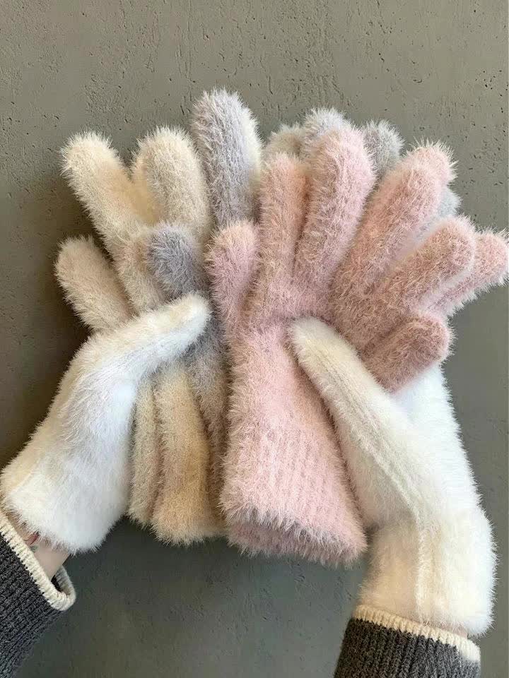 Gants thermiques en maille, 6 coloris