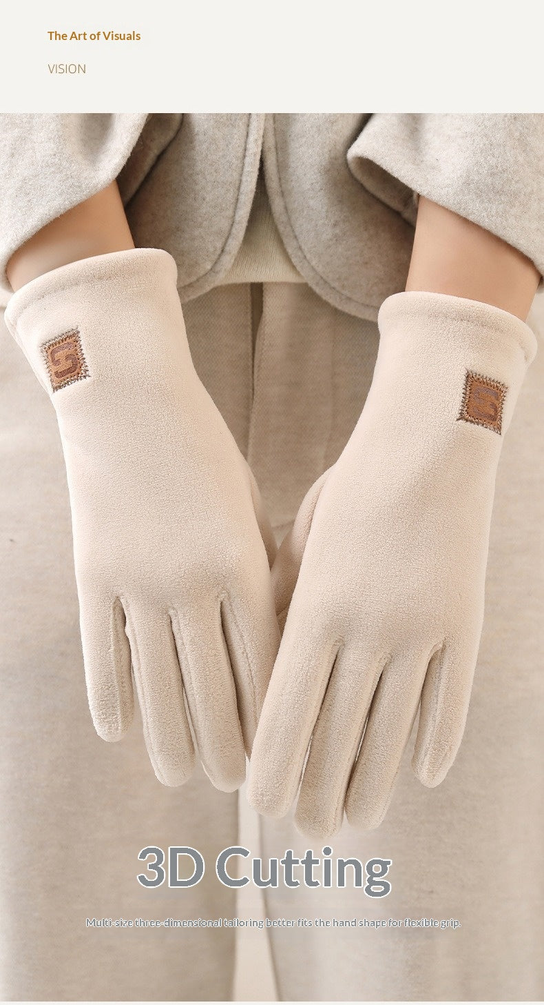 Gants de conduite en maille, noir