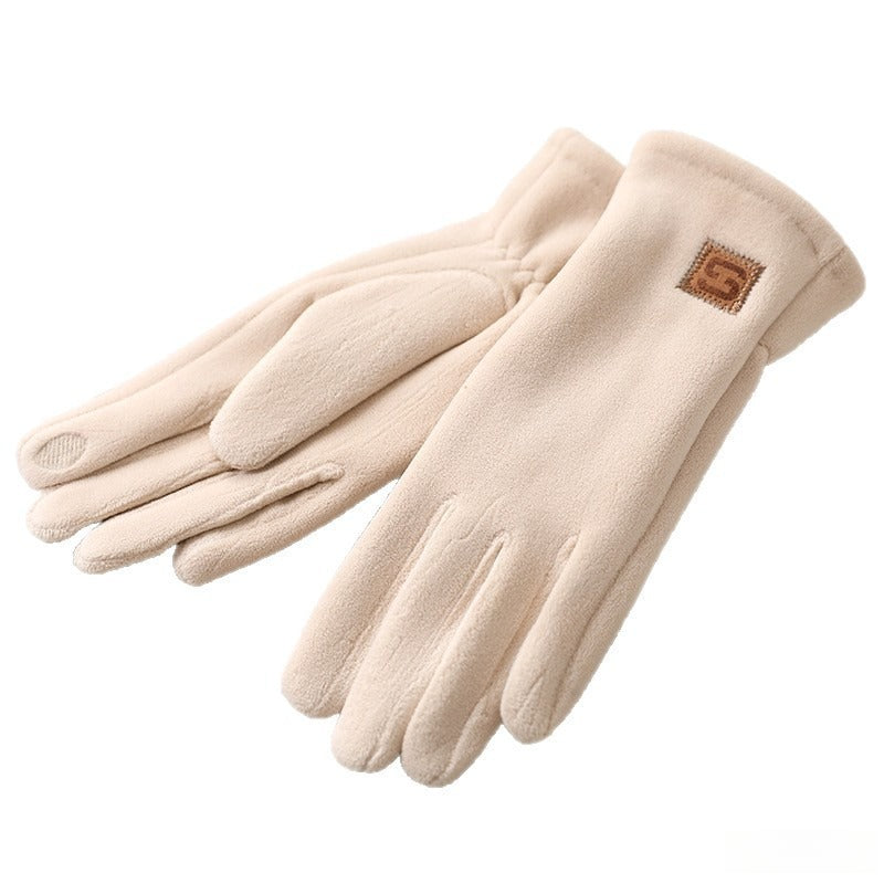 Gants de conduite en maille, noir