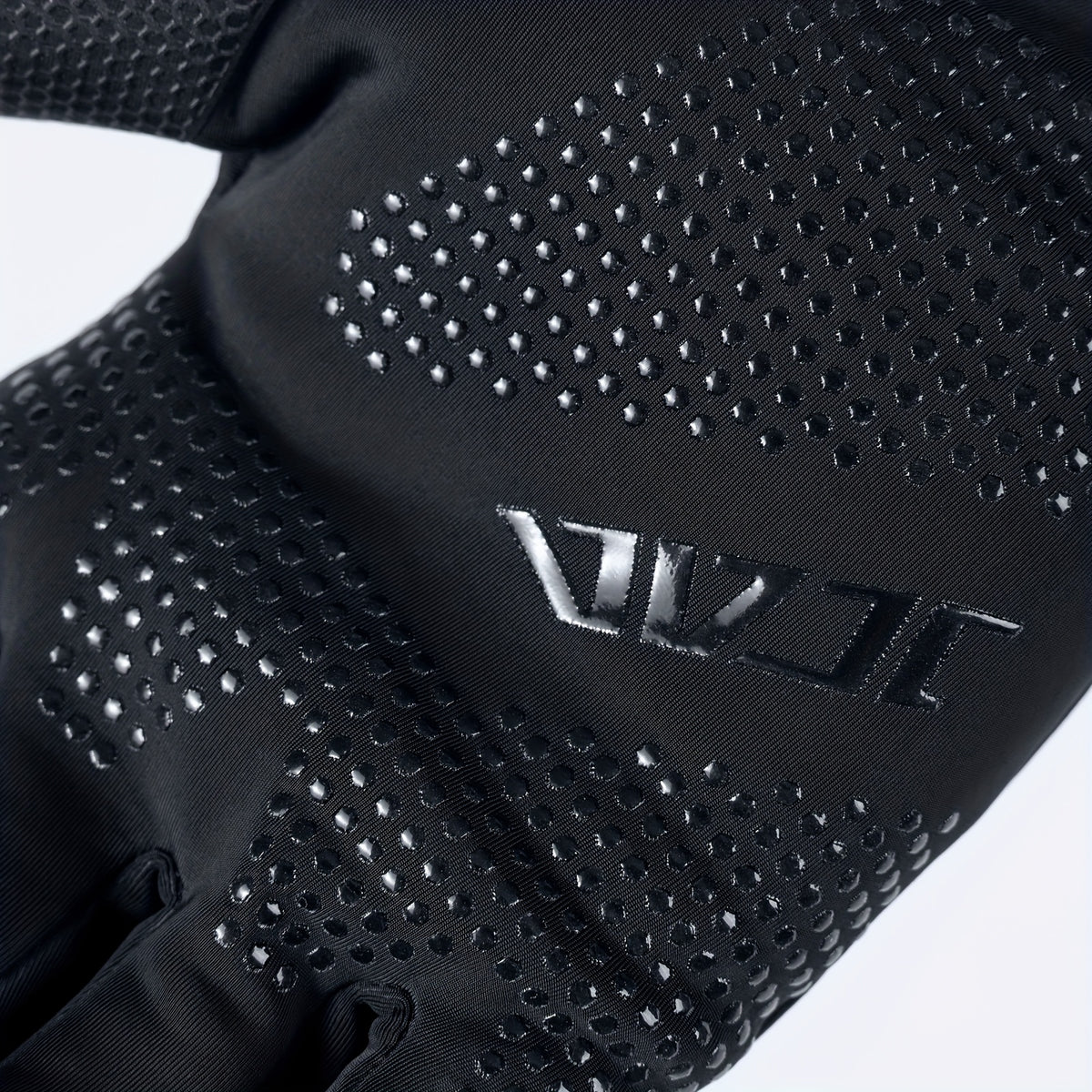Gants tactiles coupe-vent en maille, noir