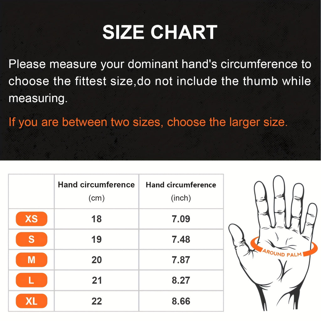 Gants sans doigts doublés thermiques en maille, 3 coloris, du S au XL