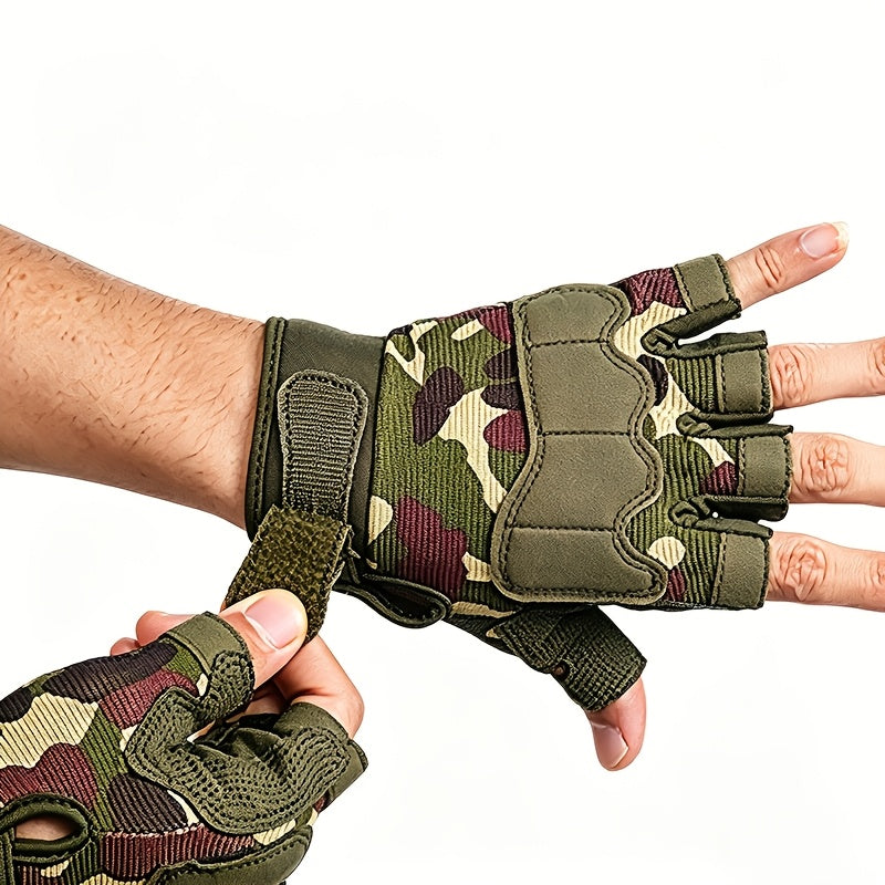 Gants de vélo pour enfant, du S au L, camouflage