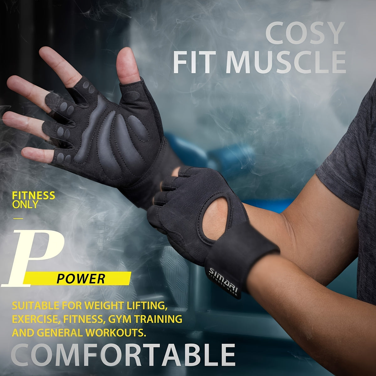 Gants de musculation en maille