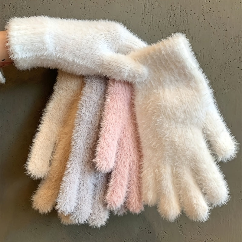 Gants thermiques en maille, 6 coloris
