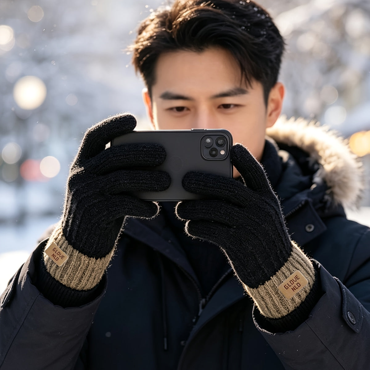 Gants en cachemire