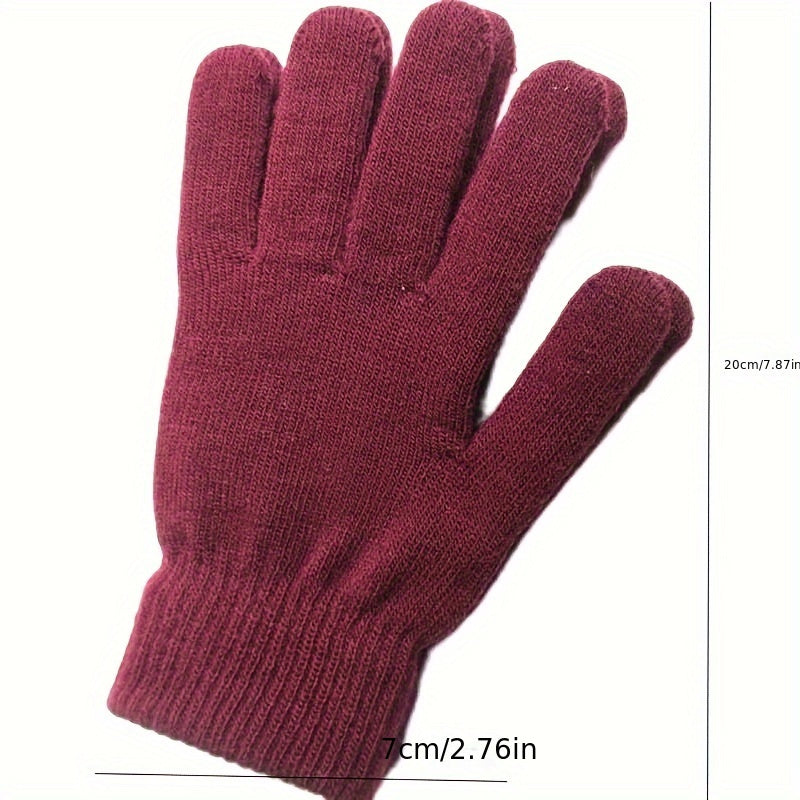 Gants thermiques de vélo en maille, bleu, noir, gris, rouge et vert herbe