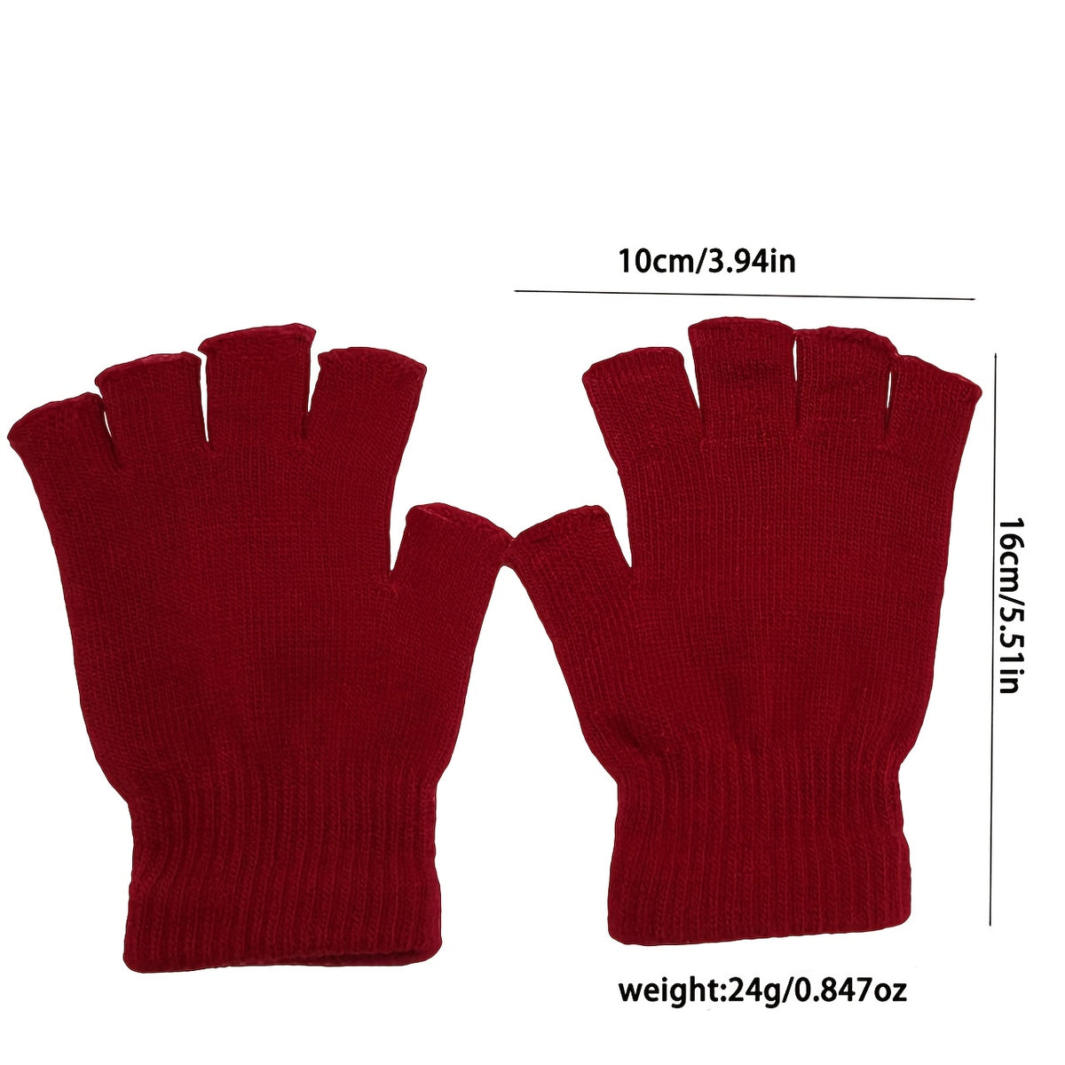 Mitaines en maille fine